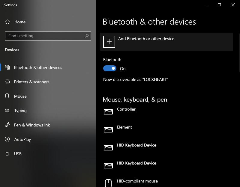 Add Bluetooth devices in Windows