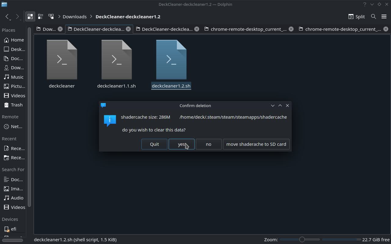 How to get storage back on Steam Deck 11